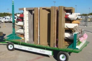 Flatbed Jump Equipment Storage Wagons & Trailers
