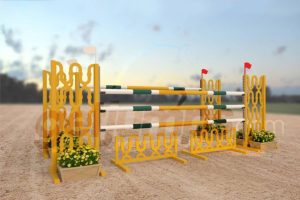 curve - complicated design yellow aluminum jumper jump