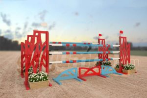 scalene - red and blue aluminum jumper jump