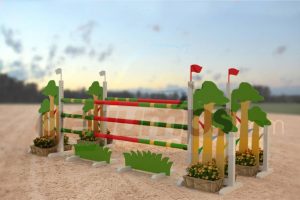 woodlands - wood themed aluminum jumper jump