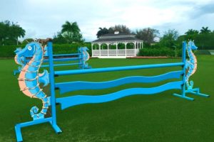 seahorse inspired horse jump